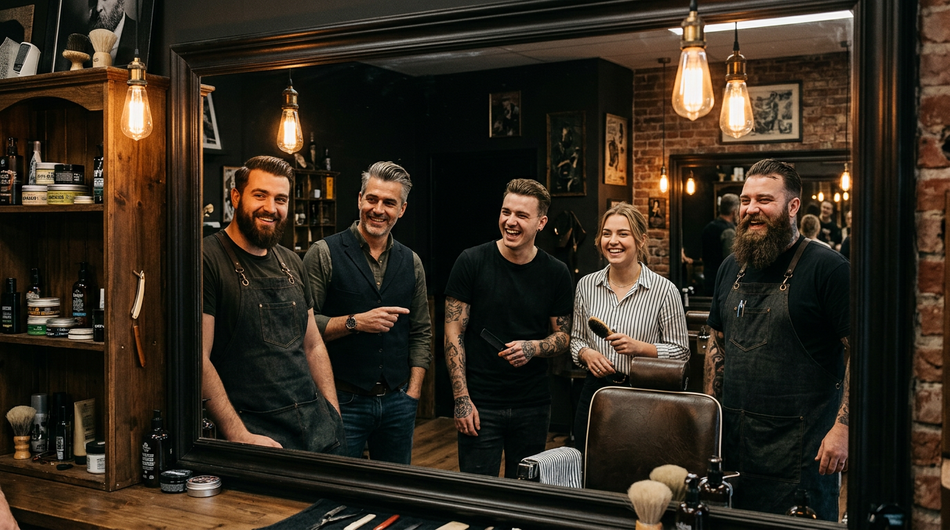 Een barbershop met een eigen handtekening